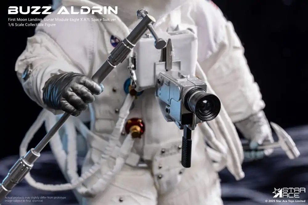 NASA Apollo 11 1/6 Buzz Aldrin akciófigura 30 cm  termékfotó