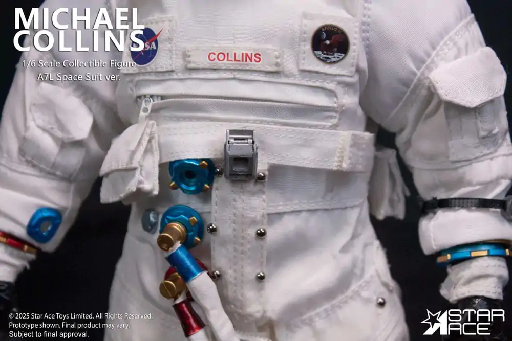 NASA Apollo 11 1/6 Michael Collins akciófigura 30 cm termékfotó