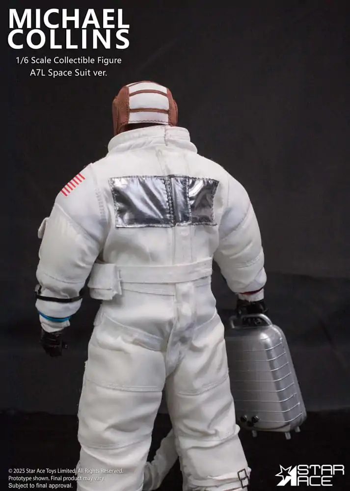 NASA Apollo 11 1/6 Michael Collins akciófigura 30 cm termékfotó