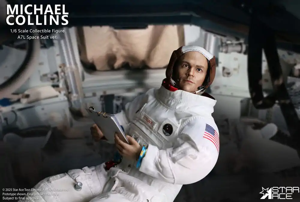 NASA Apollo 11 1/6 Michael Collins akciófigura 30 cm termékfotó