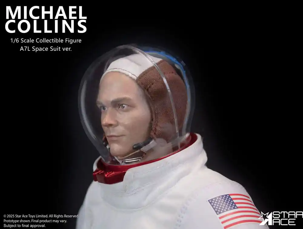 NASA Apollo 11 1/6 Michael Collins akciófigura 30 cm termékfotó