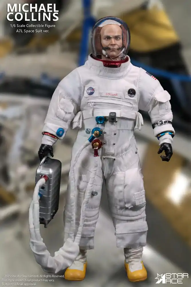 NASA Apollo 11 1/6 Michael Collins akciófigura 30 cm termékfotó
