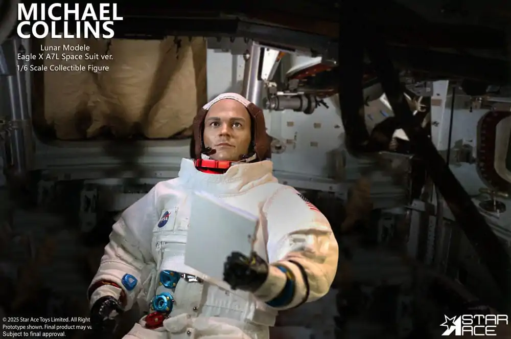 NASA Apollo 11 1/6 Michael Collins akciófigura 30 cm termékfotó