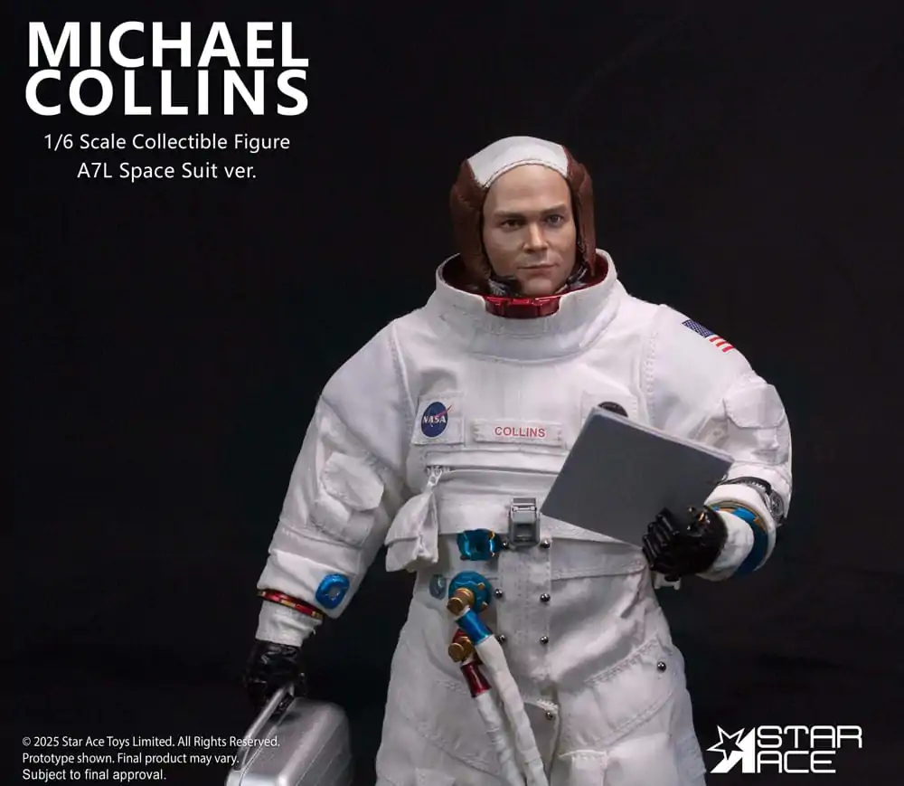 NASA Apollo 11 1/6 Michael Collins akciófigura 30 cm termékfotó