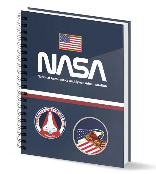 NASA Infinity A4 jegyzetfüzet termékfotó