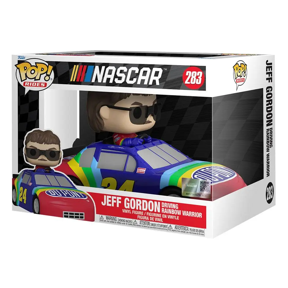 NASCAR POP! Rides Super Deluxe Vinyl figura Jeff Gordon (Rainbow Warrior) 15 cm termékfotó