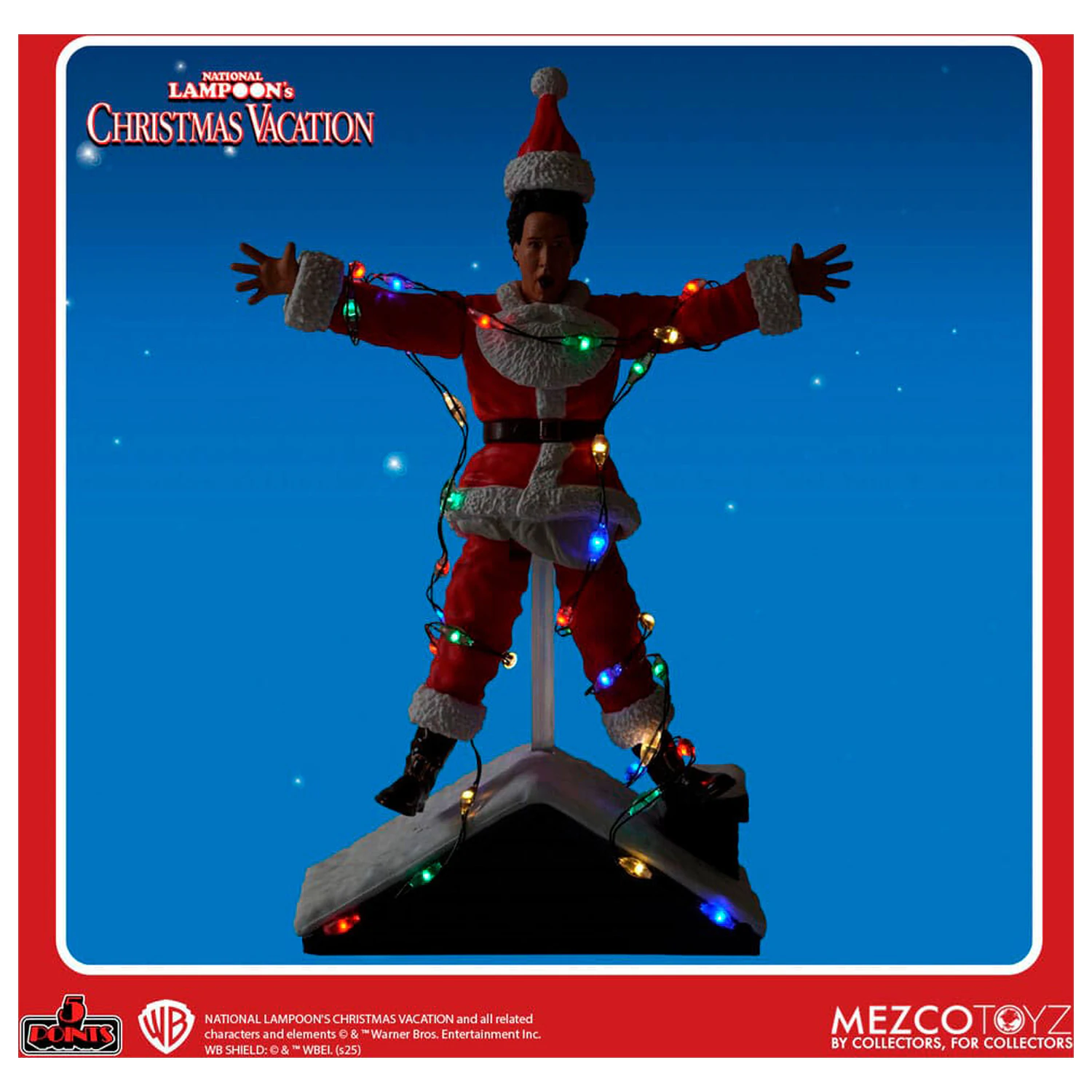 National Lampoon´s Christmas Vacation Clark Griswold Light Shock figura 10cm termékfotó