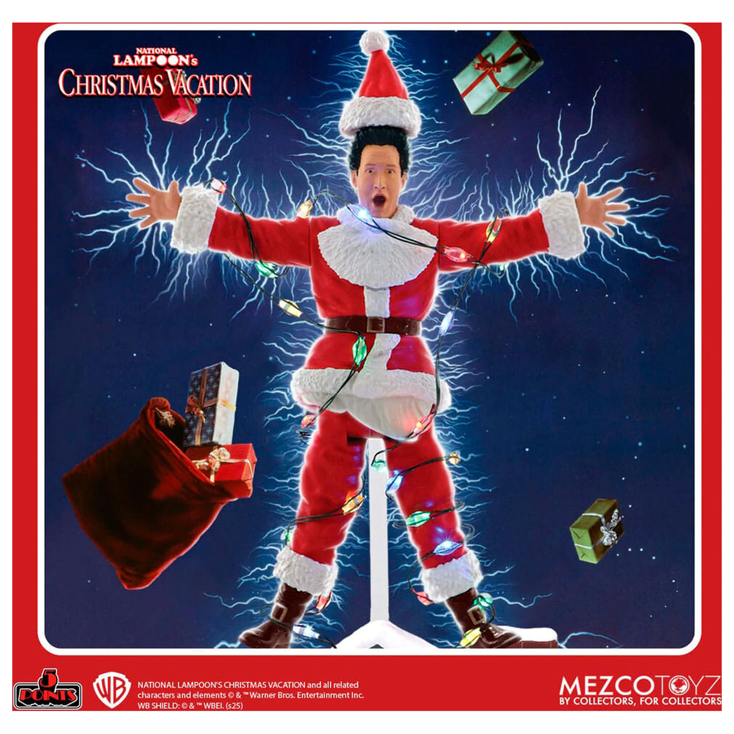 National Lampoon´s Christmas Vacation Clark Griswold Light Shock figura 10cm termékfotó