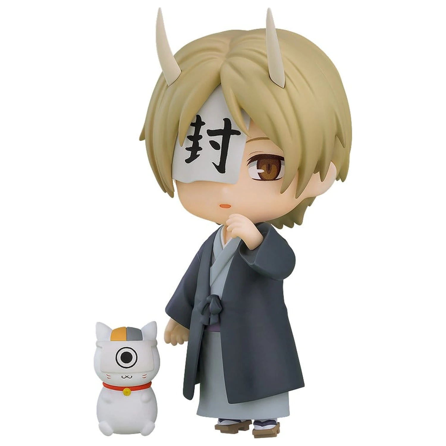 Natsume Yujin-cho Nendoroid Basic akciófigura Takashi Natsume & Nyanko Sensei: Ceremonial Ver. 10 cm termékfotó