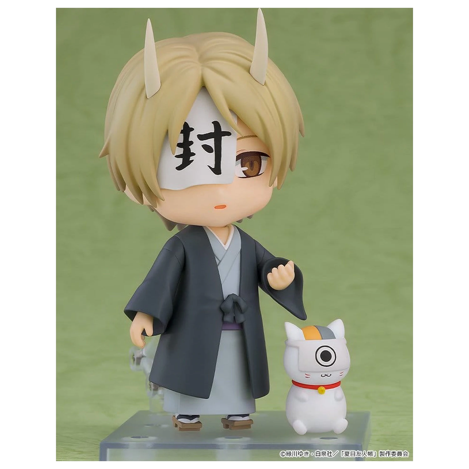 Natsume Yujin-cho Nendoroid Basic akciófigura Takashi Natsume & Nyanko Sensei: Ceremonial Ver. 10 cm termékfotó