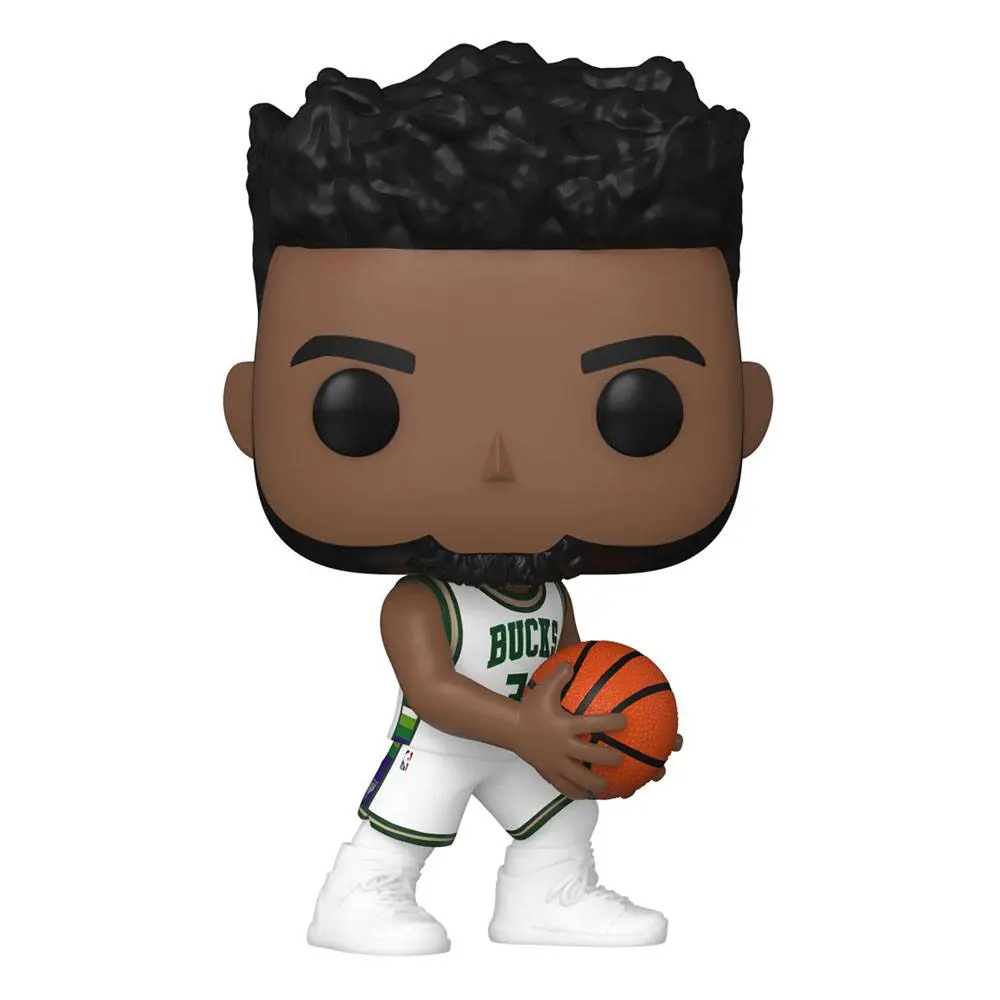 NBA Bucks POP! Basketball Vinyl figura Giannis (City Edition 2021) 9 cm termékfotó