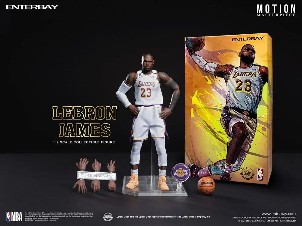 NBA Collection Motion Masterpiece 1/9 LeBron James (LA Lakers) akciófigura 23 cm termékfotó