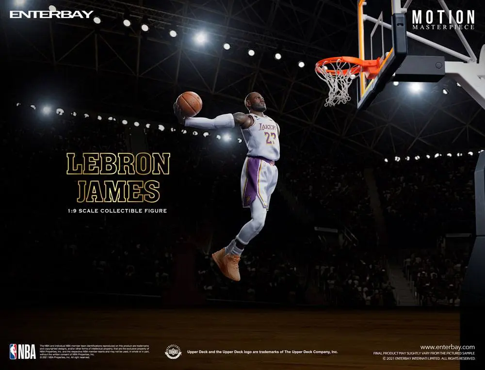 NBA Collection Motion Masterpiece 1/9 LeBron James (LA Lakers) akciófigura 23 cm termékfotó