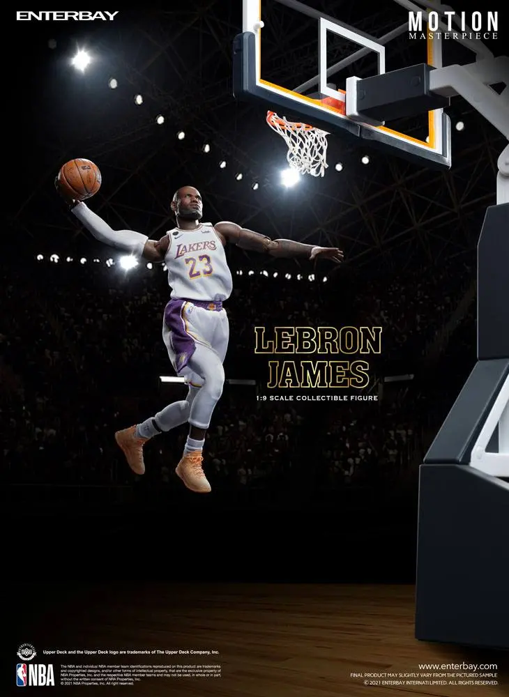 NBA Collection Motion Masterpiece 1/9 LeBron James (LA Lakers) akciófigura 23 cm termékfotó