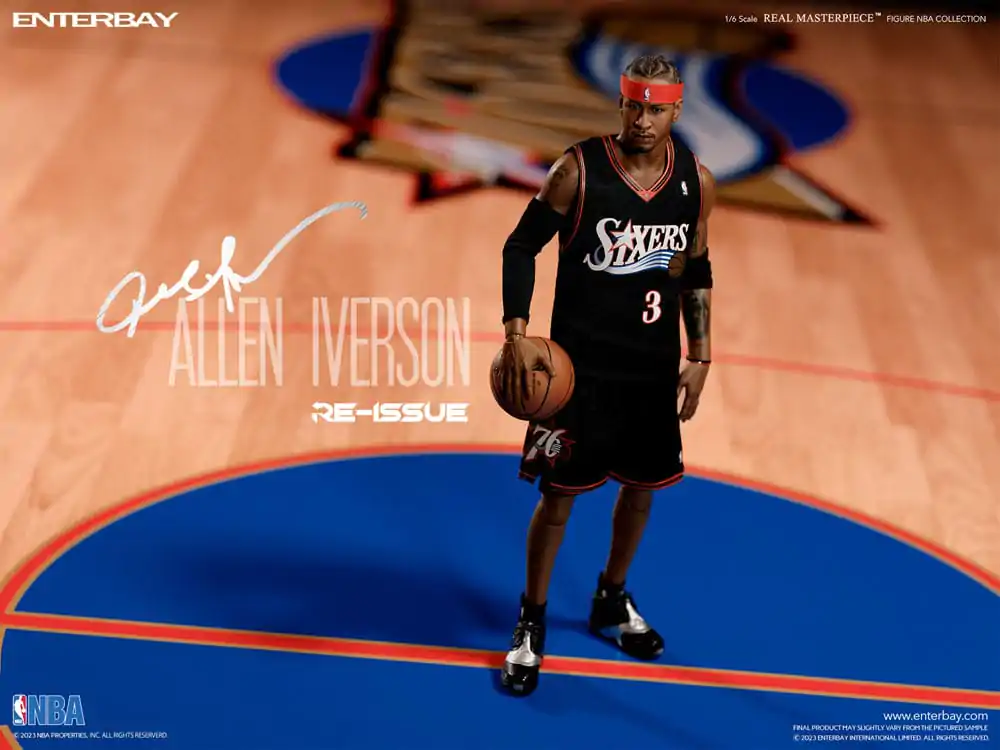 NBA Collection Real Masterpiece 1/6 Allen Iverson Limited Retro Edition akciófigura 30 cm termékfotó