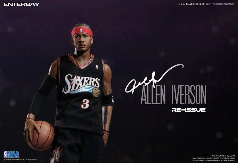 NBA Collection Real Masterpiece 1/6 Allen Iverson Limited Retro Edition akciófigura 30 cm termékfotó