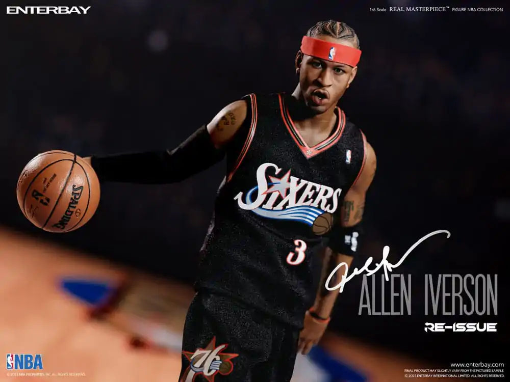 NBA Collection Real Masterpiece 1/6 Allen Iverson Limited Retro Edition akciófigura 30 cm termékfotó