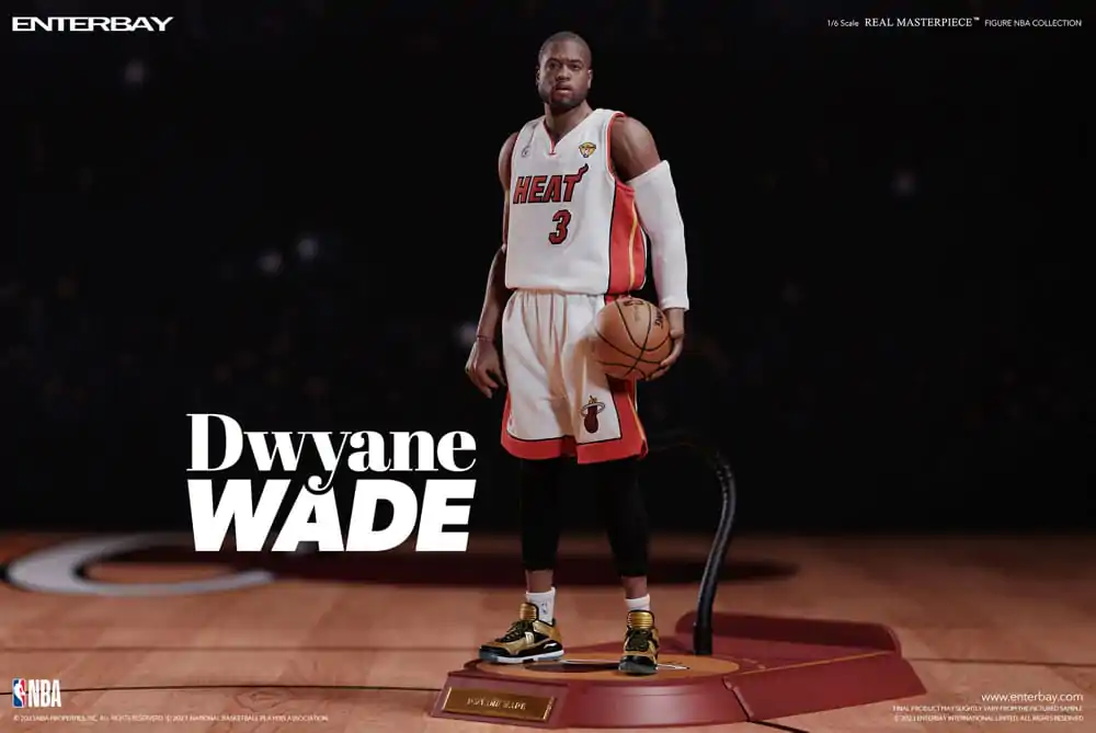 NBA Collection Real Masterpiece 1/6 Dwyane Wade akciófigura 30 cm termékfotó