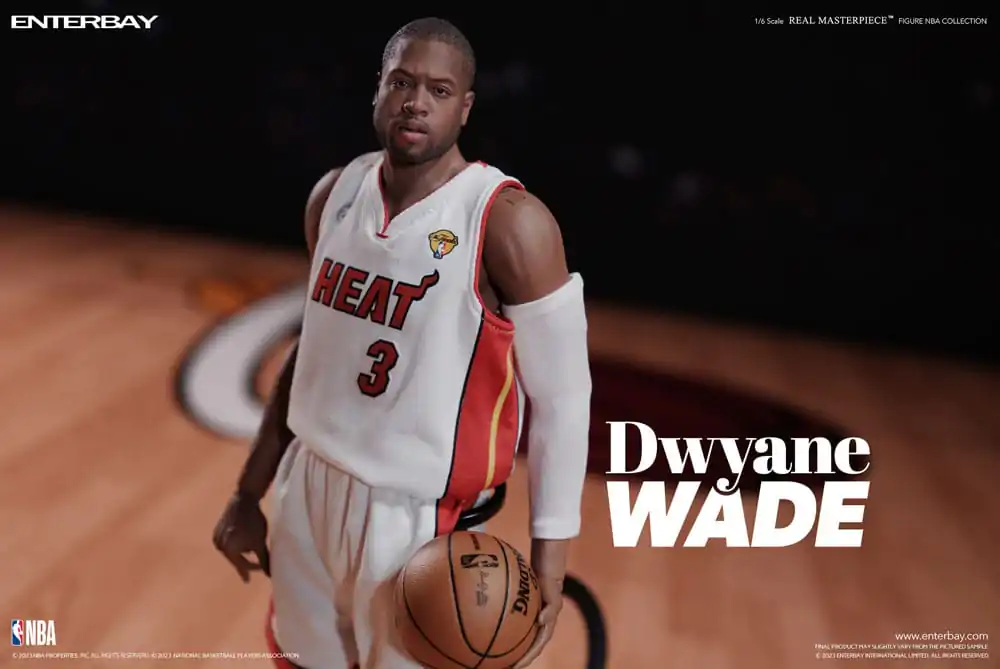 NBA Collection Real Masterpiece 1/6 Dwyane Wade akciófigura 30 cm termékfotó