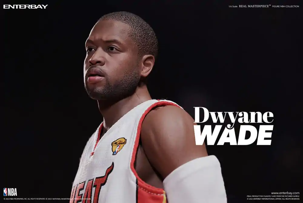 NBA Collection Real Masterpiece 1/6 Dwyane Wade akciófigura 30 cm termékfotó