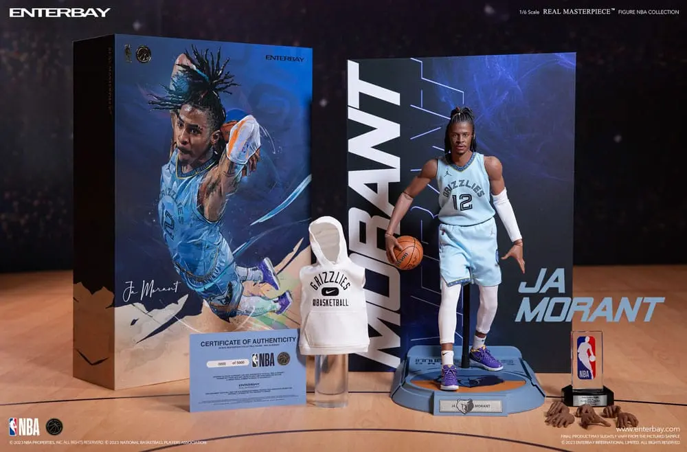 NBA Collection Real Masterpiece 1/6 Ja Morant akciófigura 30 cm termékfotó