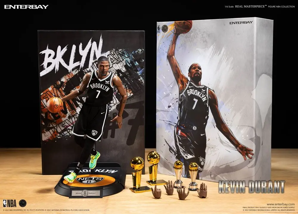 NBA Collection Real Masterpiece 1/6 Kevin Durant akciófigura 33 cm termékfotó