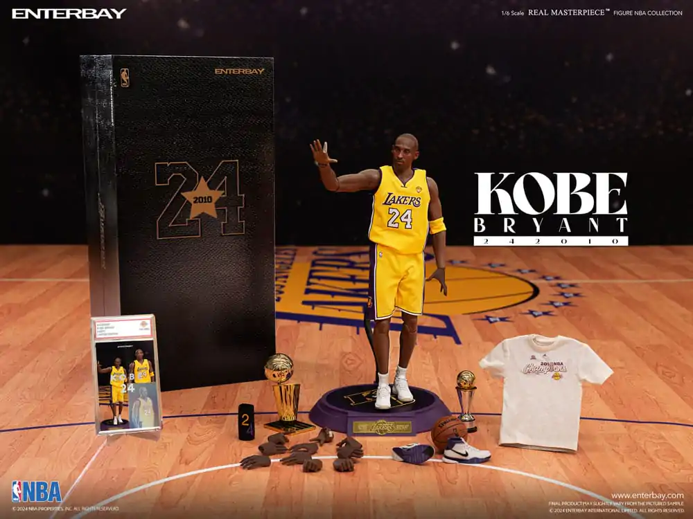 NBA Collection Real Masterpiece 1/6 Kobe Bryant 242010 Limited Edtition akciófigura 30 cm termékfotó