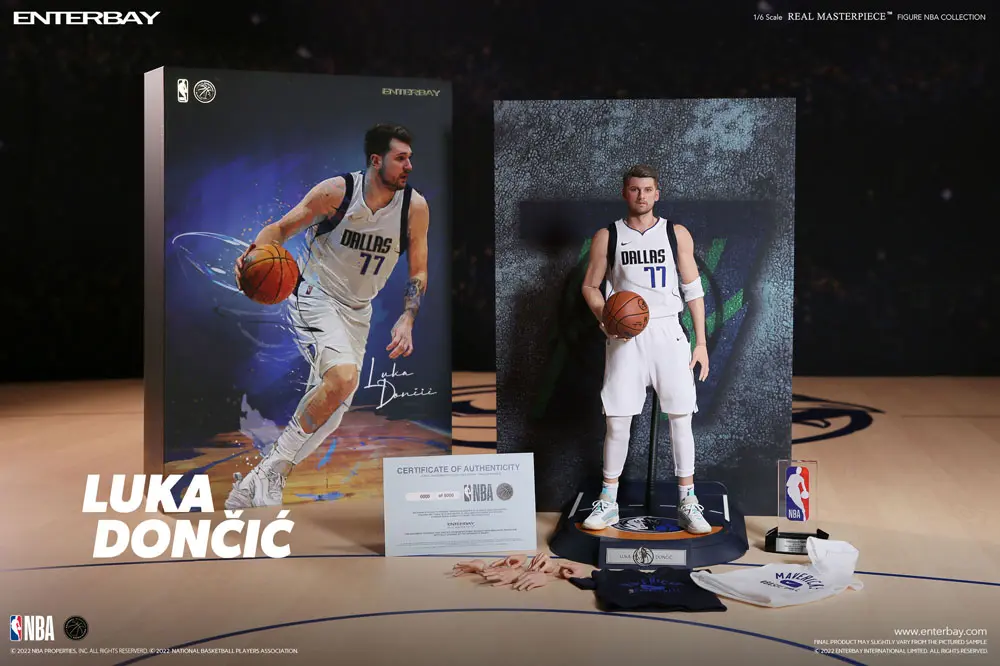 NBA Collection Real Masterpiece 1/6 Luka Doncic akciófigura 30 cm termékfotó