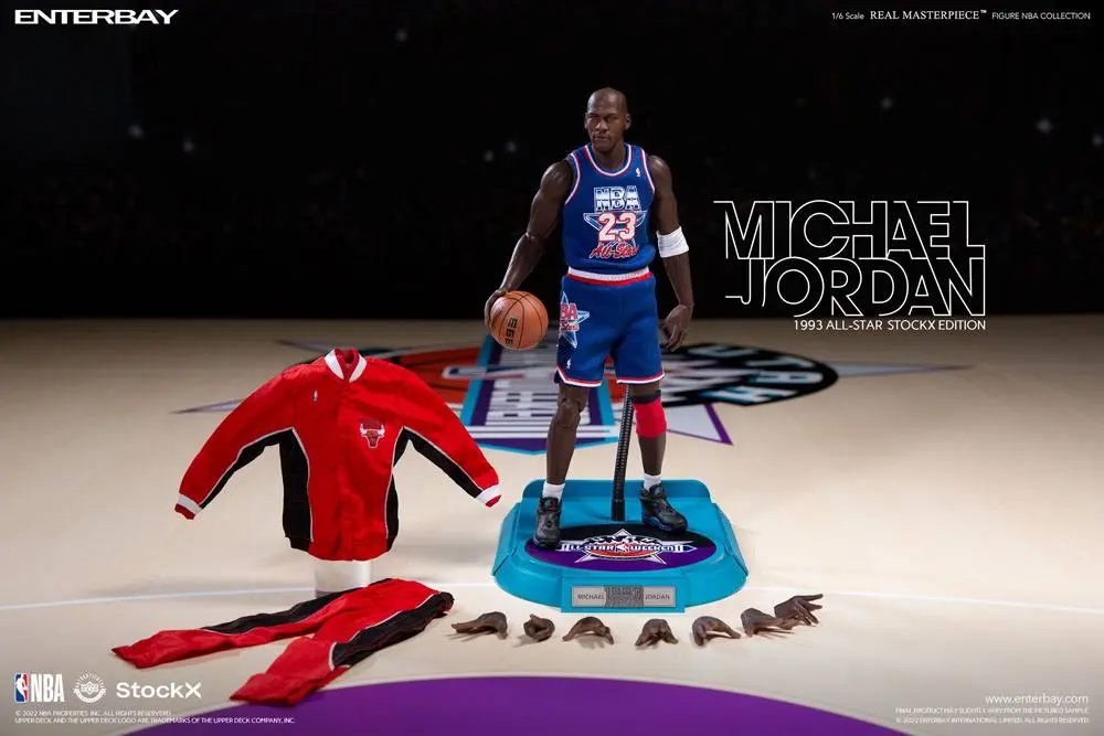 NBA Collection Real Masterpiece 1/6 Michael Jordan All Star 1993 Limitált kiadású akciófigura 30 cm termékfotó