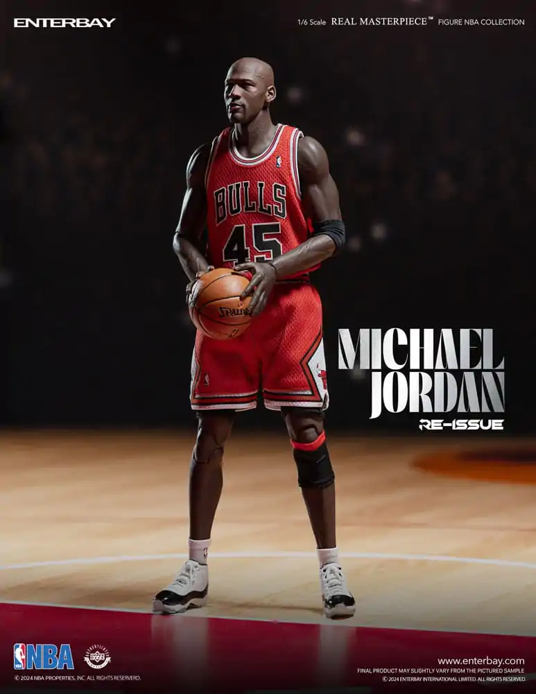 NBA Collection Real Masterpiece 1/6 Michael Jordan I'm Back Edition Limited akciófigura 30 cm termékfotó