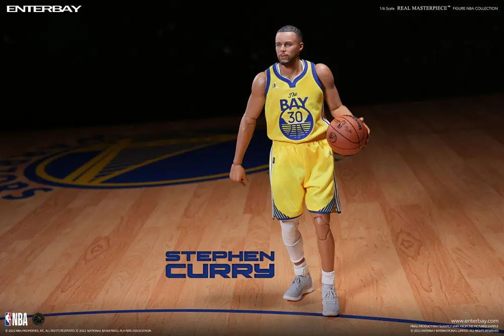 NBA Collection Real Masterpiece 1/6 Stephen Curry akciófigura 30 cm termékfotó