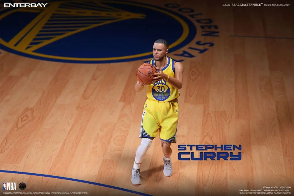 NBA Collection Real Masterpiece 1/6 Stephen Curry akciófigura 30 cm termékfotó