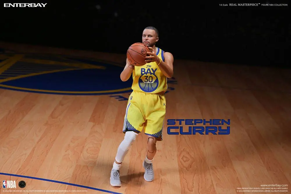 NBA Collection Real Masterpiece 1/6 Stephen Curry akciófigura 30 cm termékfotó
