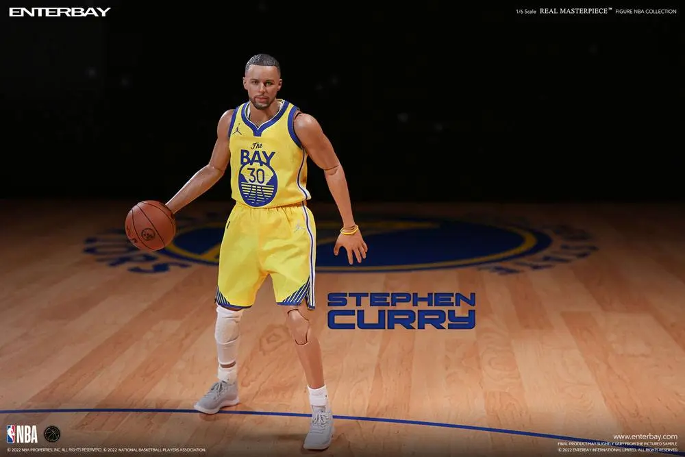 NBA Collection Real Masterpiece 1/6 Stephen Curry akciófigura 30 cm termékfotó