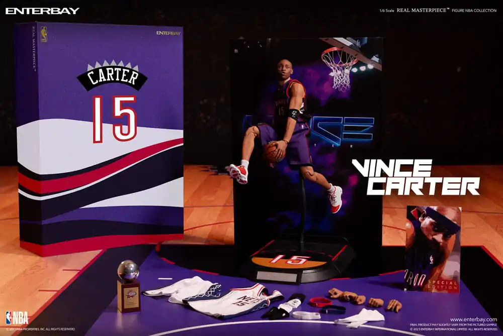 NBA Collection Real Masterpiece 1/6 Vince Carter Special Edition akciófigura 30 cm termékfotó