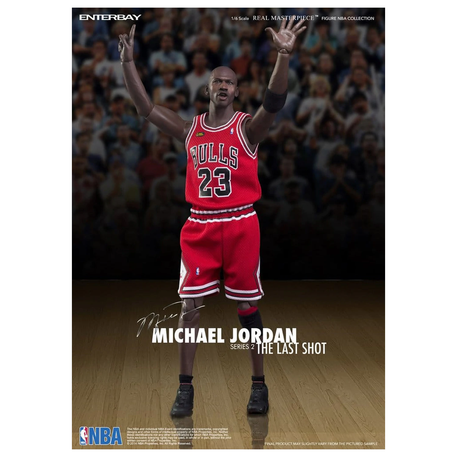 NBA Collection Real Masterpiece akciófigura 1/6 Michael Jordan Series 2 (Road Jersey: Edition) 33 cm termékfotó