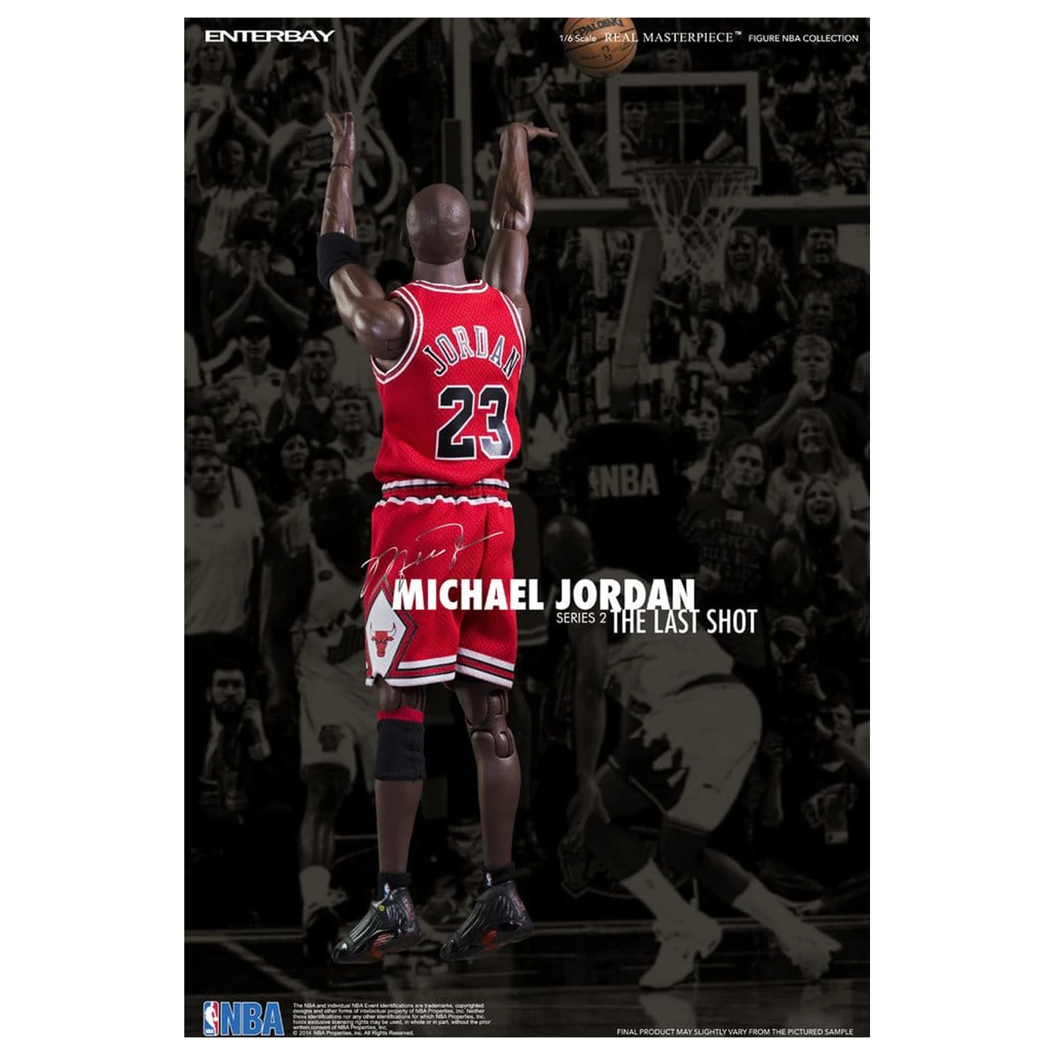 NBA Collection Real Masterpiece akciófigura 1/6 Michael Jordan Series 2 (Road Jersey: Edition) 33 cm termékfotó