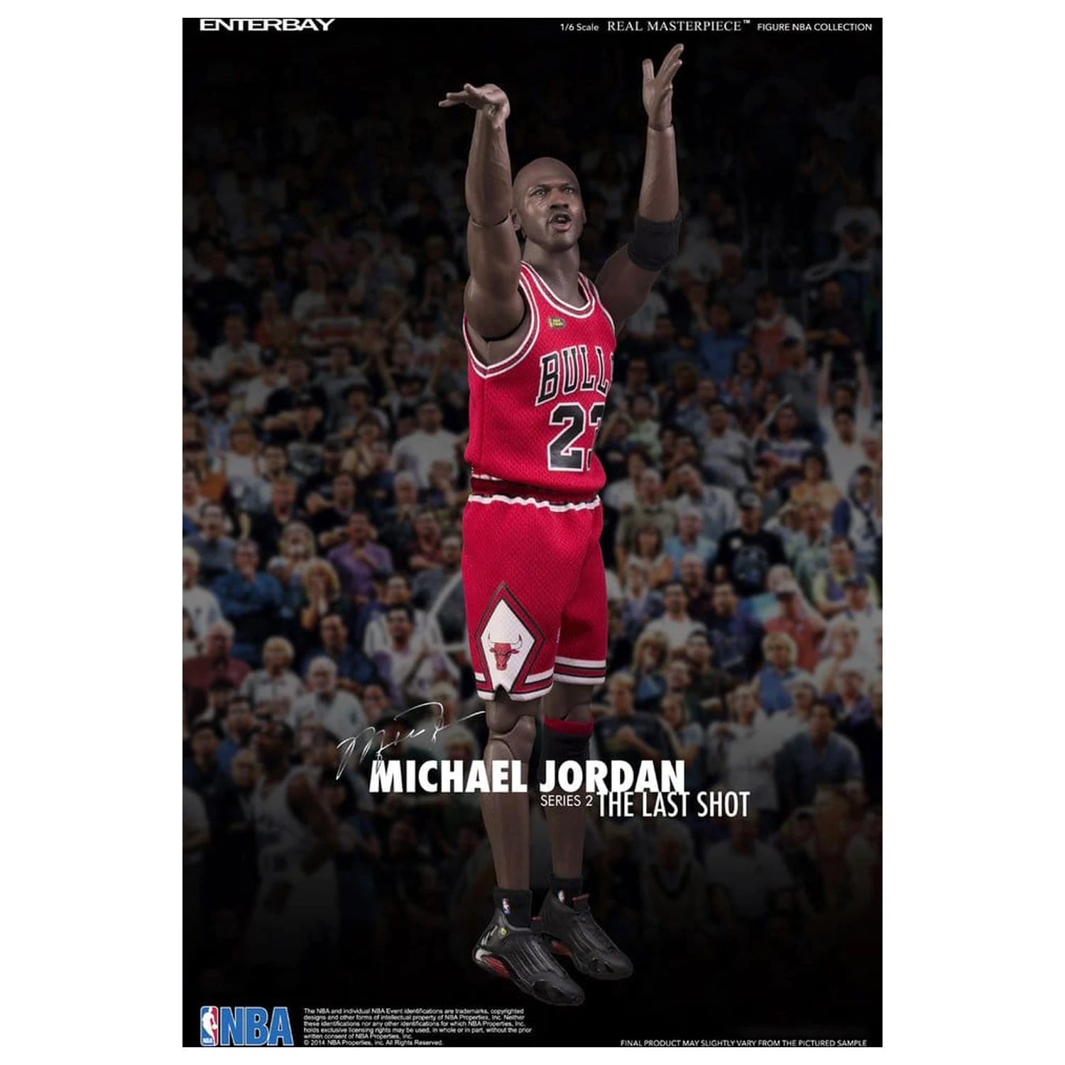 NBA Collection Real Masterpiece akciófigura 1/6 Michael Jordan Series 2 (Road Jersey: Edition) 33 cm termékfotó