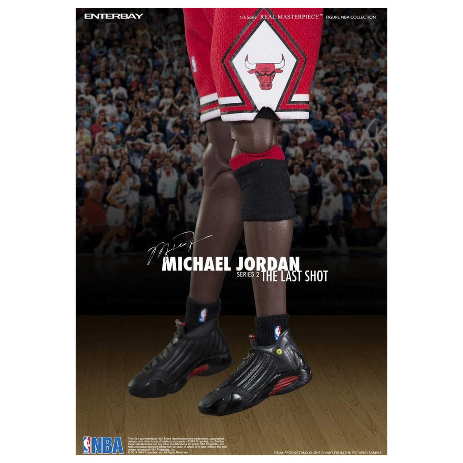 NBA Collection Real Masterpiece akciófigura 1/6 Michael Jordan Series 2 (Road Jersey: Edition) 33 cm termékfotó