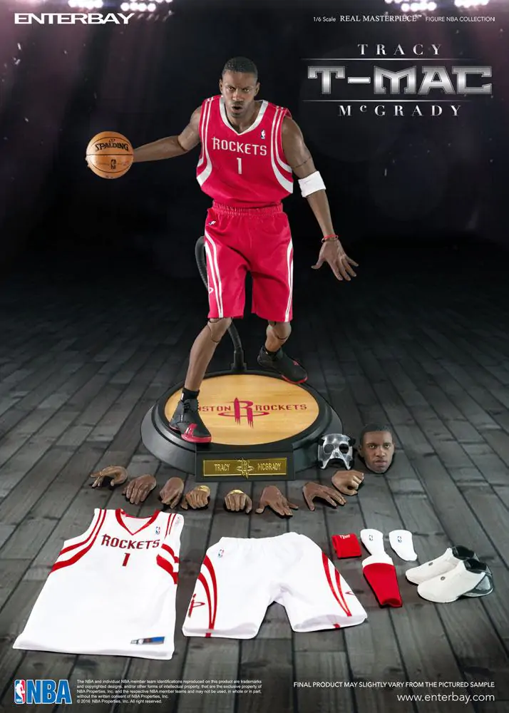 NBA Collection Real Masterpiece akciófigura 1/6 Tracy McGrady Limited Retro Edition 30 cm termékfotó