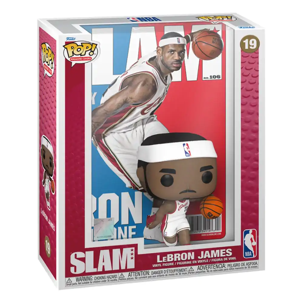 NBA Cover Funko POP! Basketball Vinyl figura LeBron James (SLAM Magazin) 9 cm termékfotó