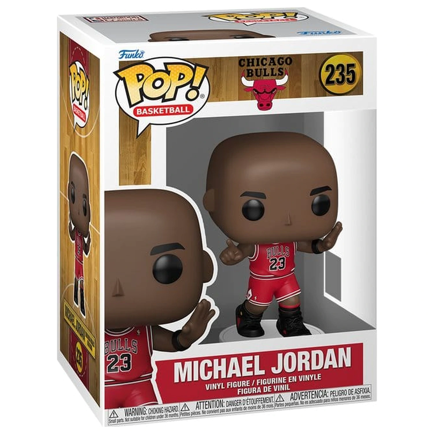 NBA Funko POP! Basketball Vinyl figura Bulls- Michael Jordan (6th Ring) 9 cm termékfotó