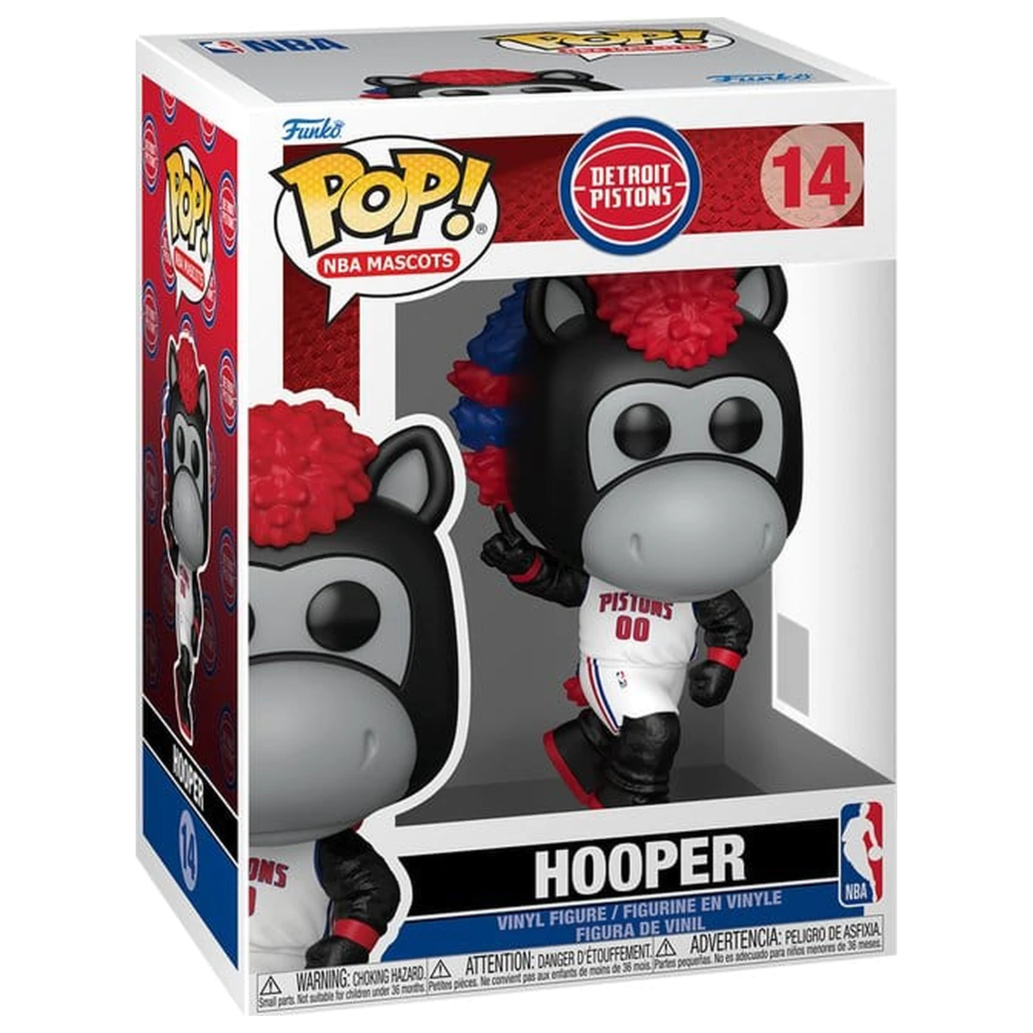 NBA Funko POP! Basketball Vinyl figura Mascots: Pistons- Hooper 9 cm termékfotó