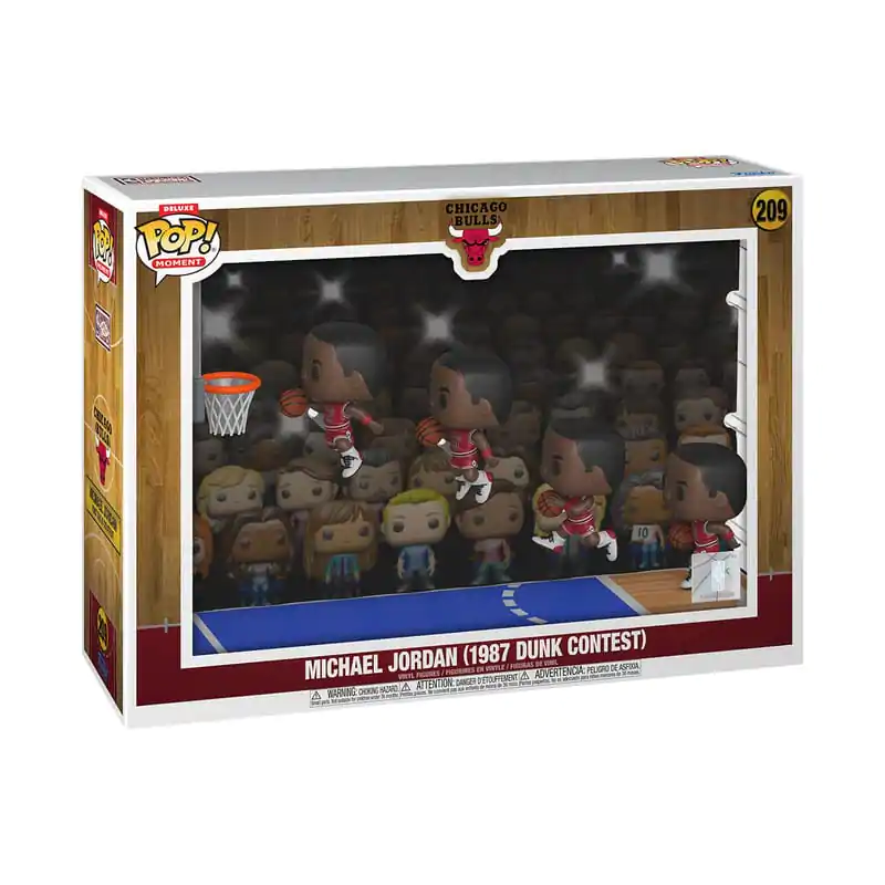 NBA Funko POP Moments Deluxe Vinyl figura Bulls-MJ ('87 Dunk Contest) 9 cm  termékfotó