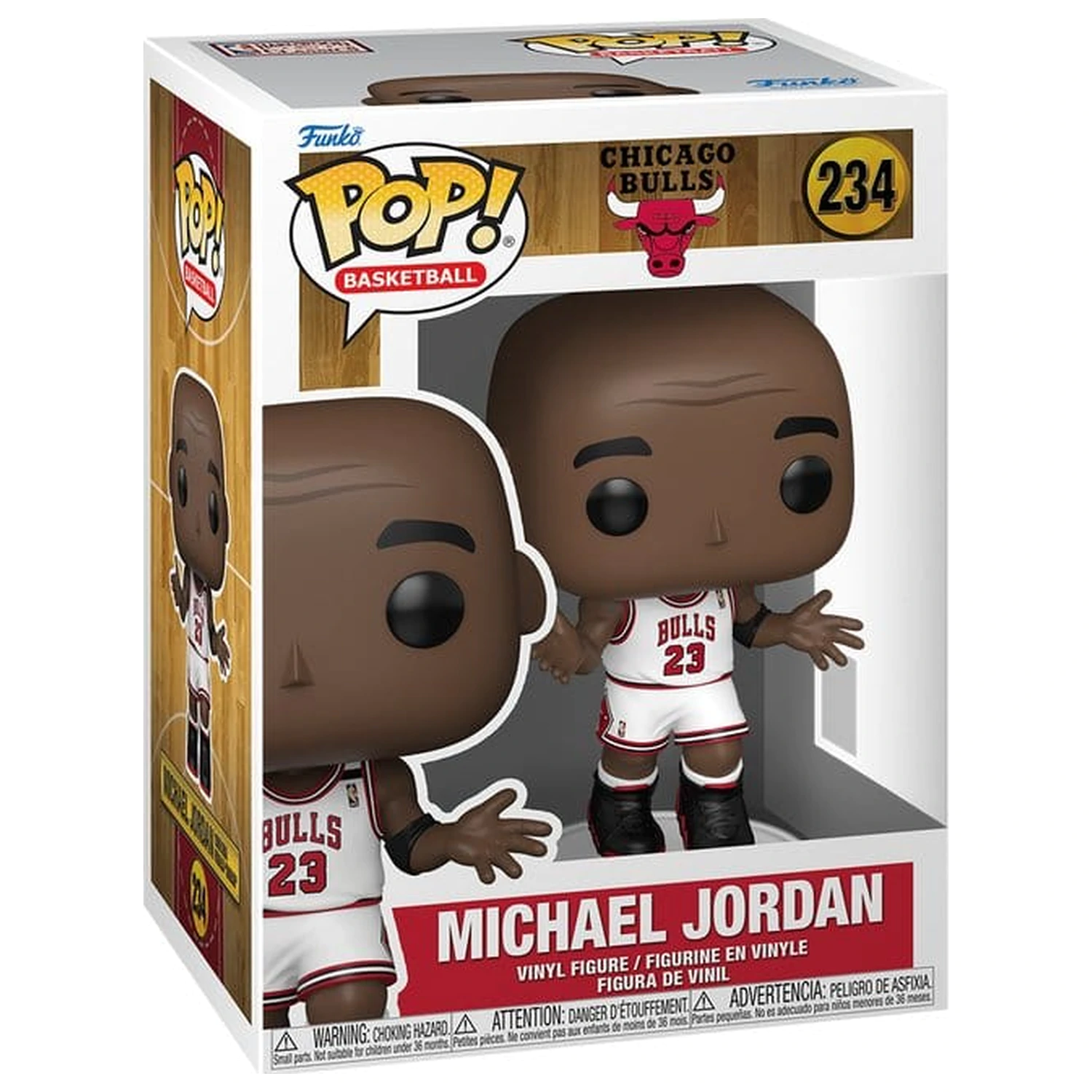 NBA Funko POP! Sports Vinyl figura Bulls- Michael Jordan (Shrug) 9 cm termékfotó