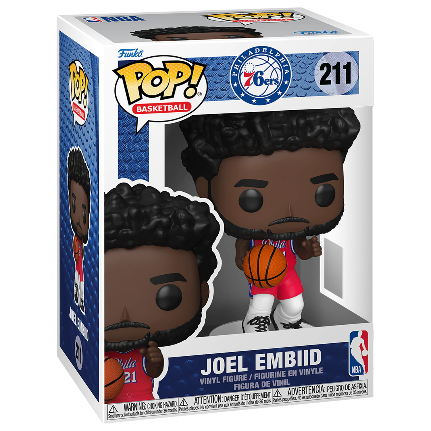 NBA Legends Funko POP! Sports Vinyl figura 76ers- Joel Embiid 9 cm termékfotó