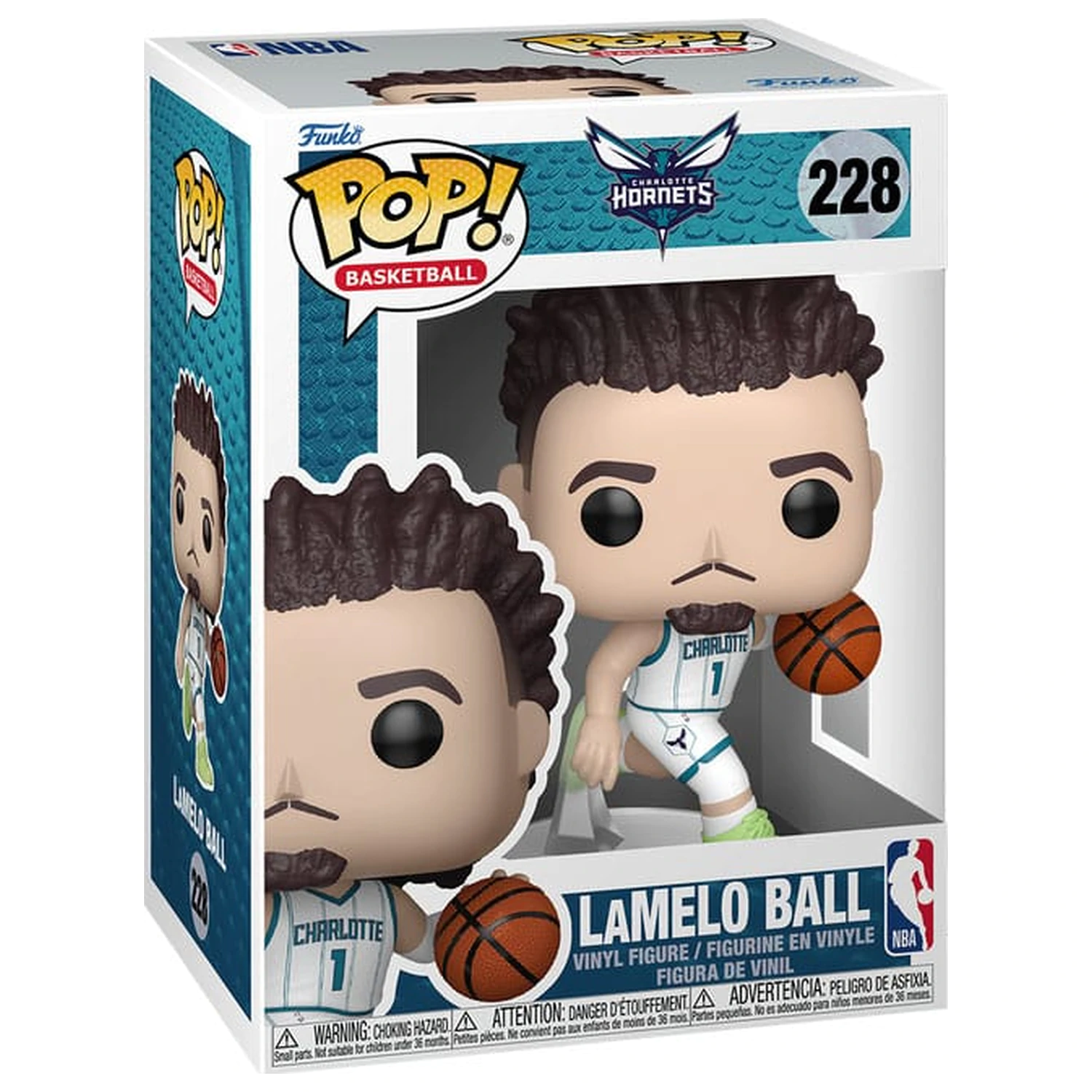 NBA Legends Funko POP! Sports Vinyl figura Hornets- Lamelo Ball (Home) 9 cm termékfotó
