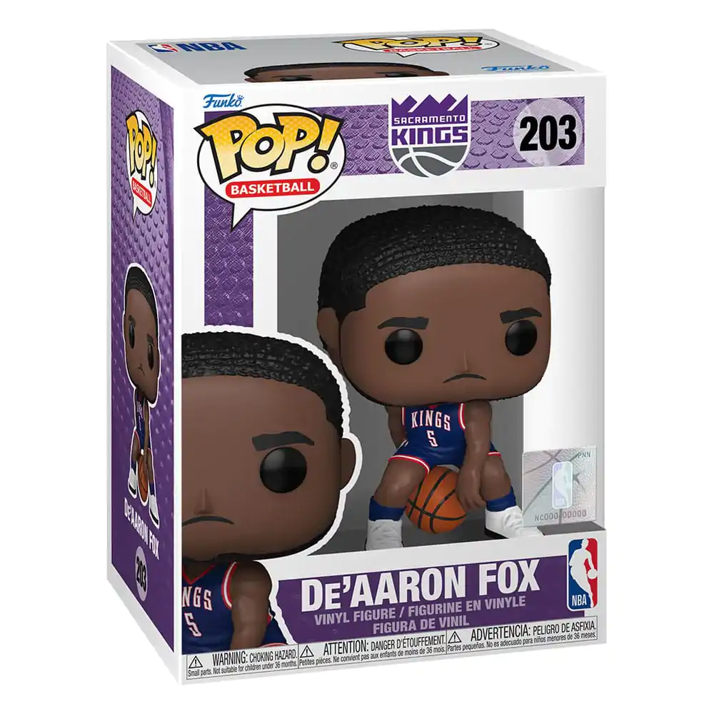 NBA Legends Funko POP! Sports Vinyl figura Kings- De'Aaron Fox(CE 24) 9 cm termékfotó