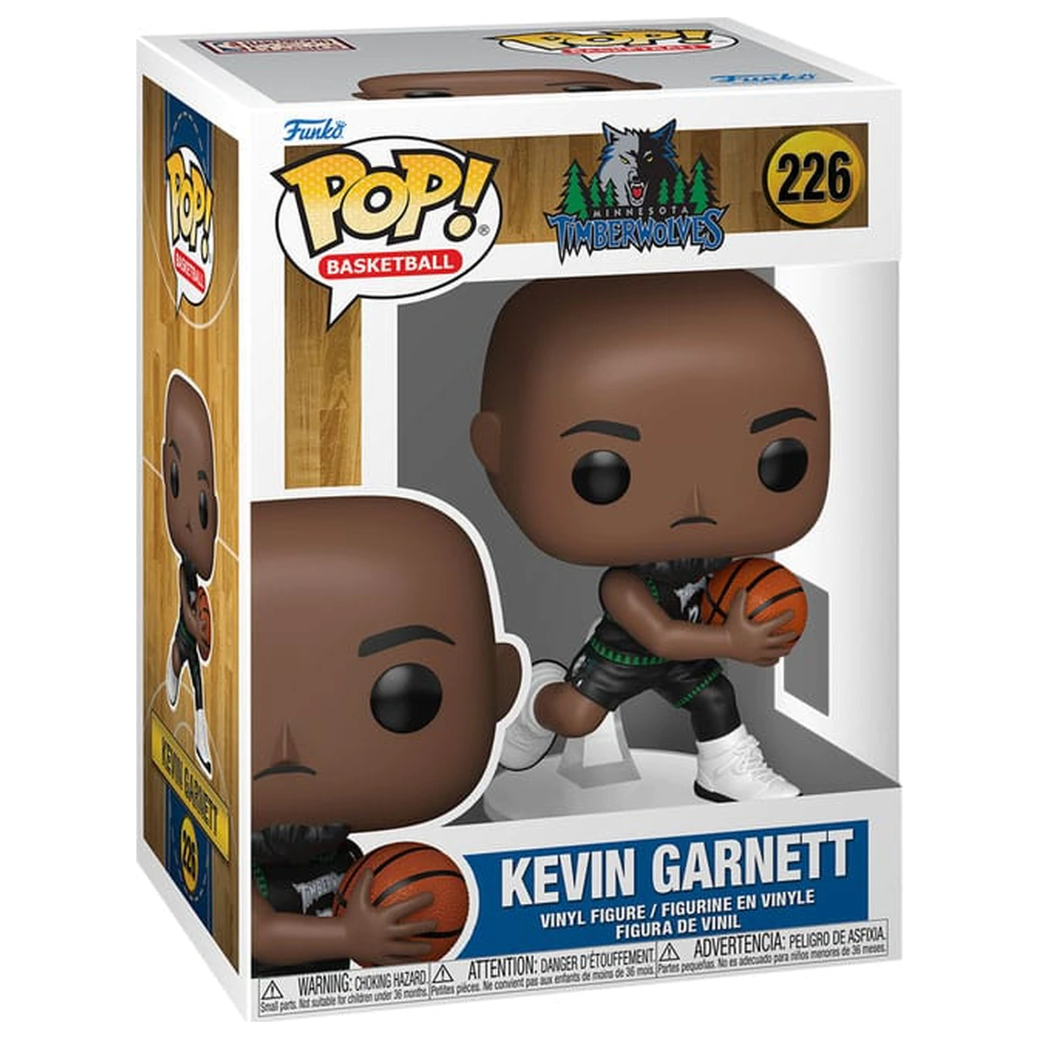 NBA Legends Funko POP! Sports Vinyl figura Legends- Kevin Garnett(Wolves) 9 cm termékfotó