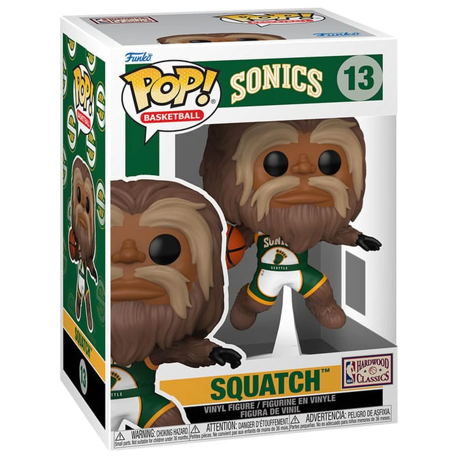 NBA Legends Funko POP! Sports Vinyl figura Mascots Sonics- Sasquatch 9 cm termékfotó